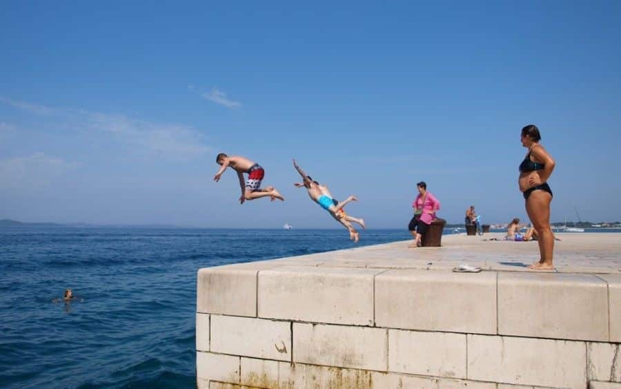 #Zadar #Croatia sea organ dive - Chasing the Donkey
