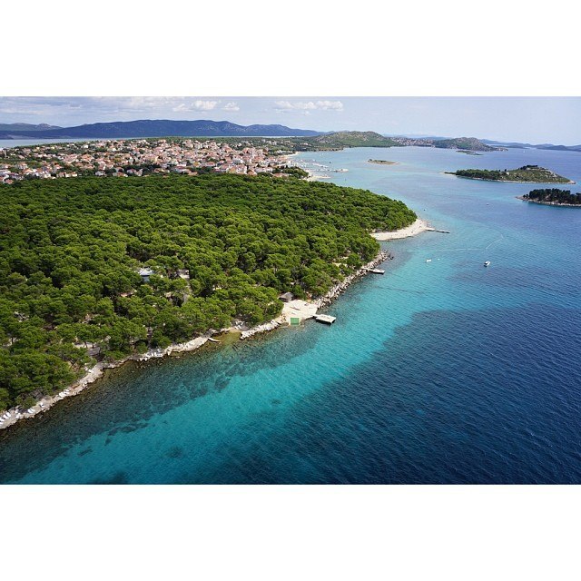 Aerial shot of Croatia - Chasing the Donkey