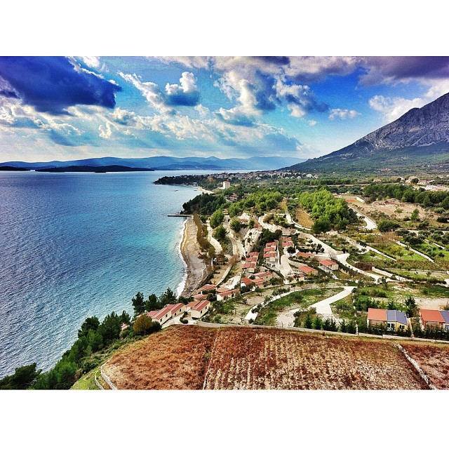 Aerial shot of Croatia - Chasing the Donkey