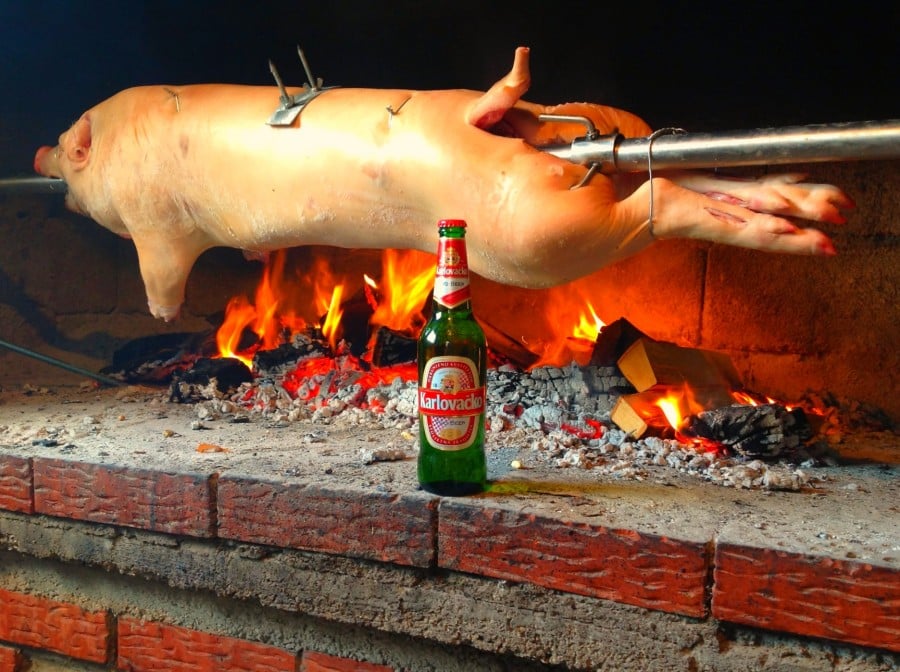 Roasted Spit Razanj | Travel Croatia Guide