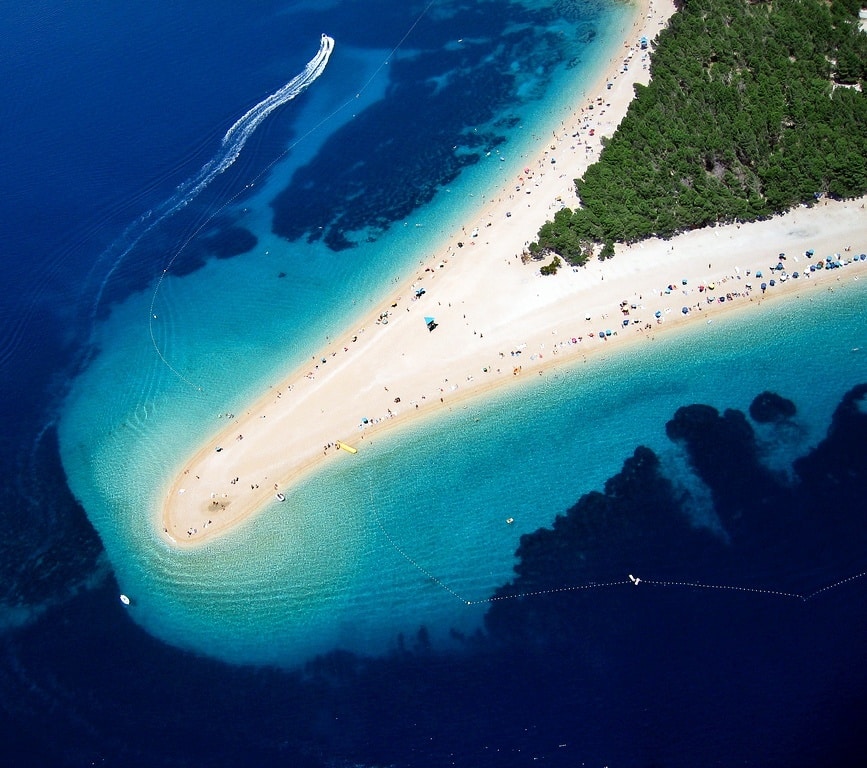 Zlatni Ratin ranta- Kroatian matkablogi