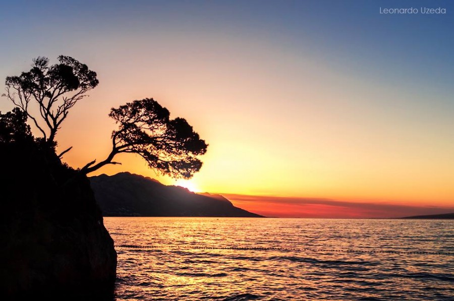 punta rata beach sunset