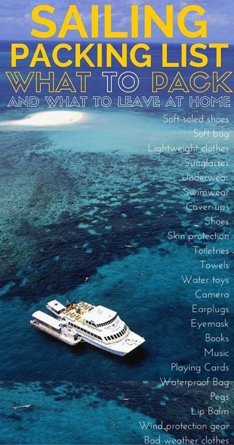 Sailing Holiday Packing List for Him and Her