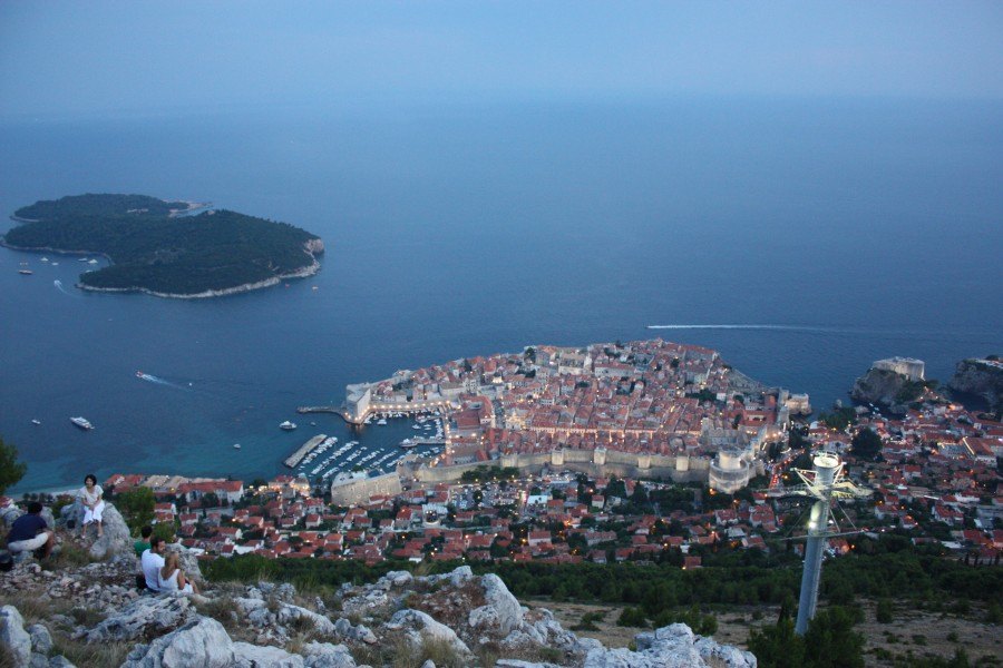 Dubrovnik at dusk