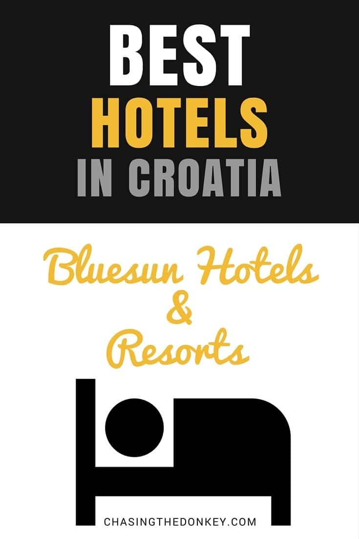 Any one of the Bluesun hotels will make an excellent choice. They are some of the best resorts in Croatia, here are a few of our favorites.
