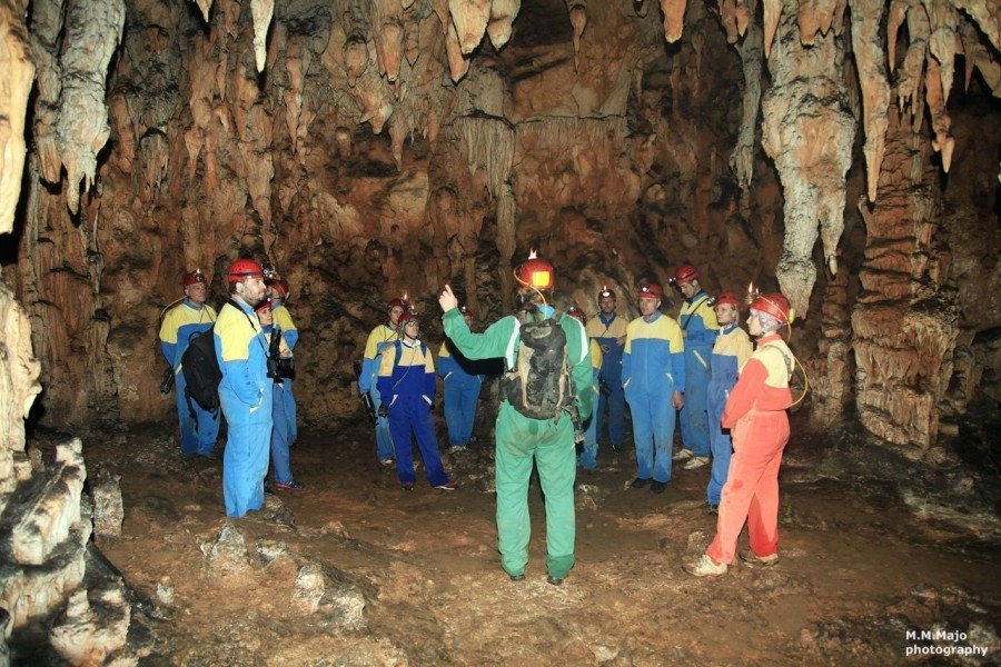 Our guide telling us about Modric Cave.
