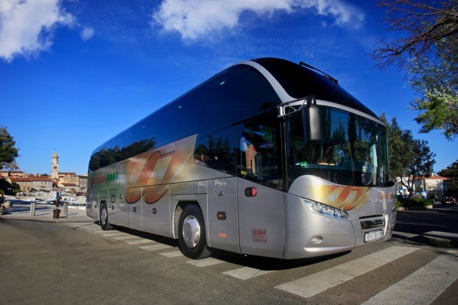Bus en Croatie en bus