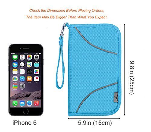 SanHoo RFID Blocking Travel Wallet & Passport Holder-an All in One Travel Organizer