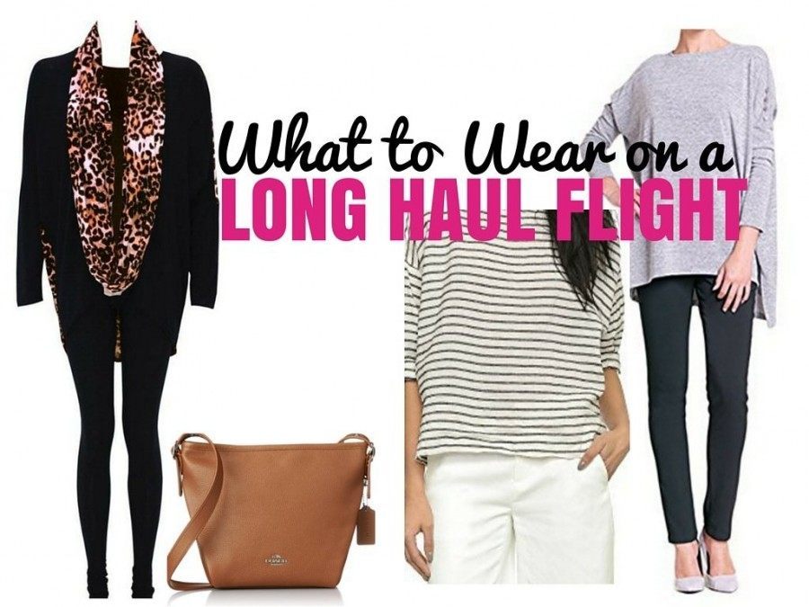 long haul travel outfit