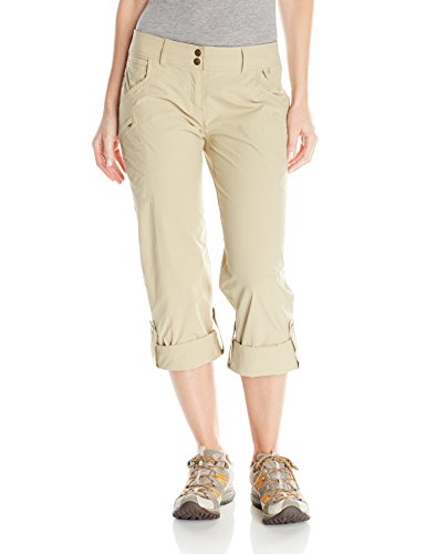 Duyang Women's Lightweight Capri Hiking Pants Outdoor Quick Dry Cargo Pants with Pockets 