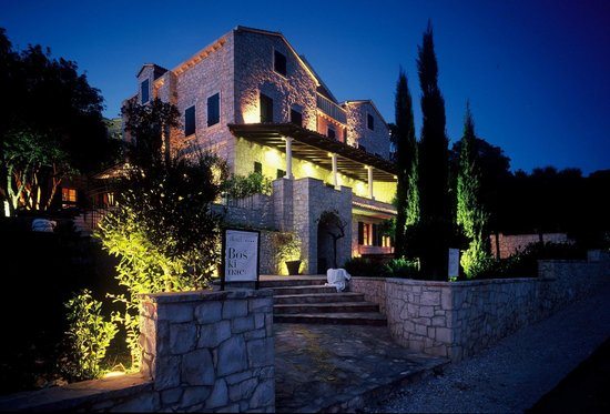 Boskinac Hotel - Night - Chasing the Donkey Croatia Travel Blog
