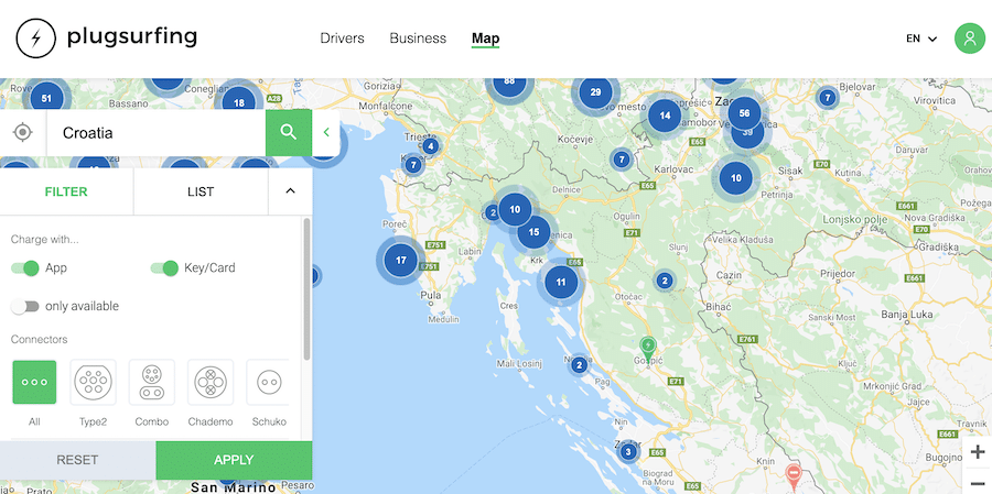 Driving An Electric Car In Croatia