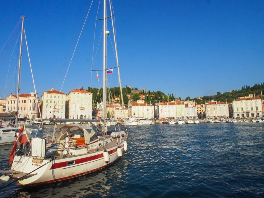 Things to do in Piran Slovenia | Boat in Piran | Slovenia Travel Bog