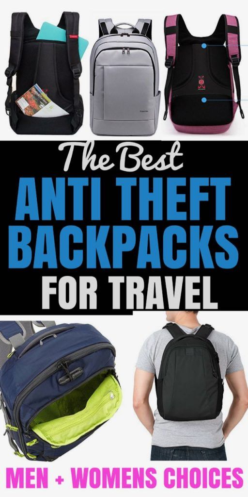 Guide To The Best Anti Theft Backpacks For Travel Chasing the Donkey