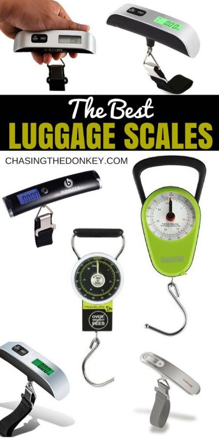 Best Luggage Scale Review & Comparison Chart - Travel Reviews - Chasing The Donkey