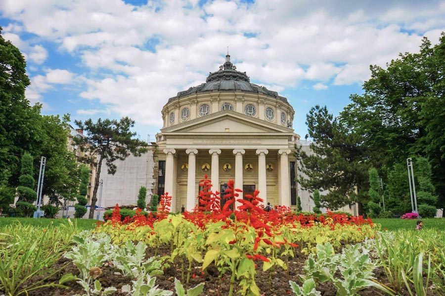 Bucharest Tours_Romanian Athenaeum Exterior_Wandertooth