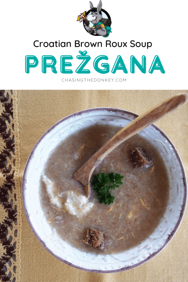 Croatian Recipes_Prežgana Brown Roux Soup Recipe