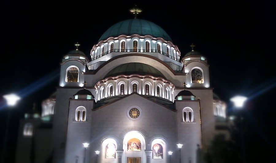 Serbia Travel Blog_Things to do in Serbia_St Sava Church at Night