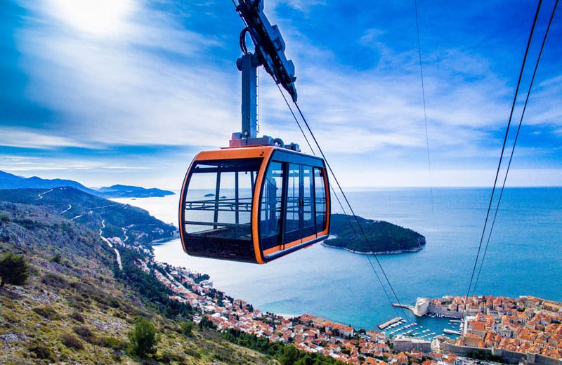 Cable Car in Dubrovnik