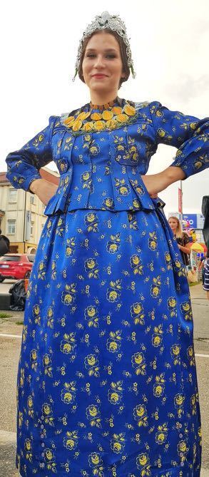 Vinkovačke jeseni Blue Dress
