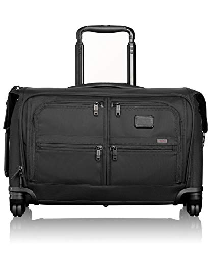 Suit Carrier Travel Garment Dress Bag with Wheels Large Capacity H954 Black 