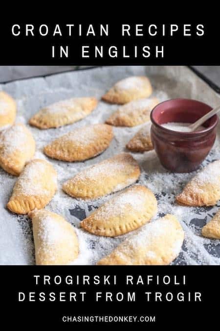 Croatian Cooking_Trogirski Rafioli Recipe_Dessert from Trogir