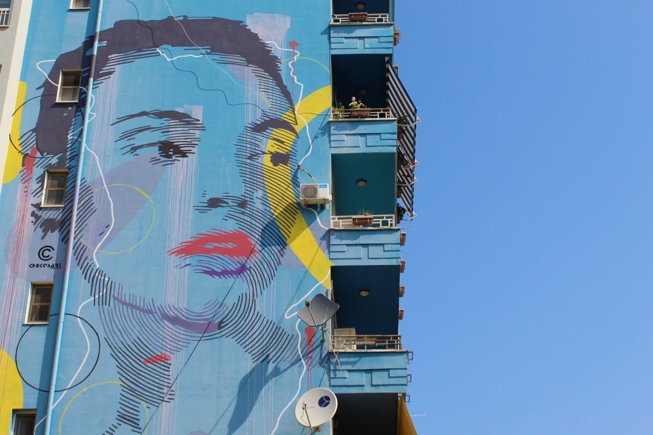 A weekend in tirana_mural_blloku_tirana