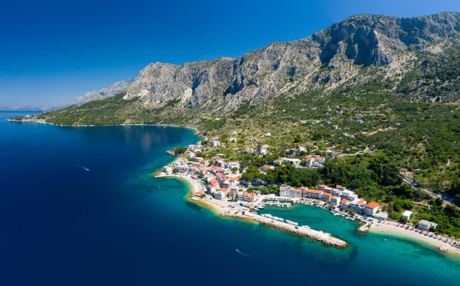 Peaceful village of Drasnice in Croatia