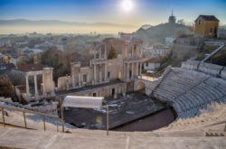 Things To Do In Plovdiv - Old theatre ruin in Plovdiv, Bulgaria