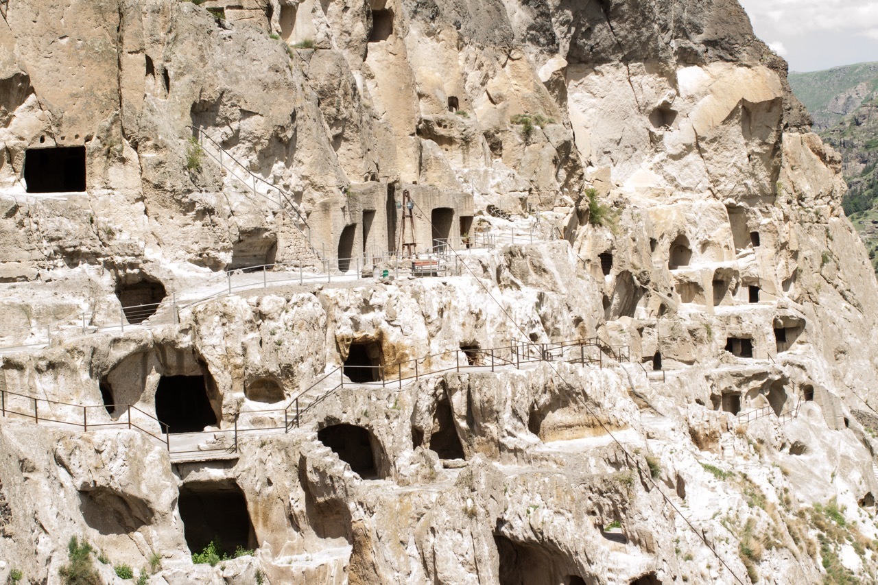 Things to do in Vardzia medieval cave city-monastery Vardzia,Georgia,Transcaucasus