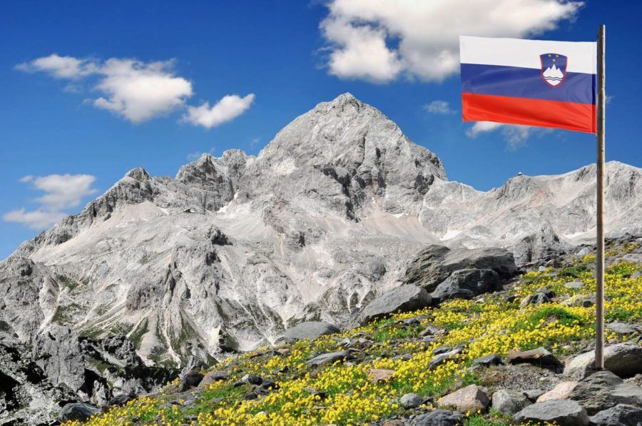 Mount Triglav in the Julian Alps Slovenia