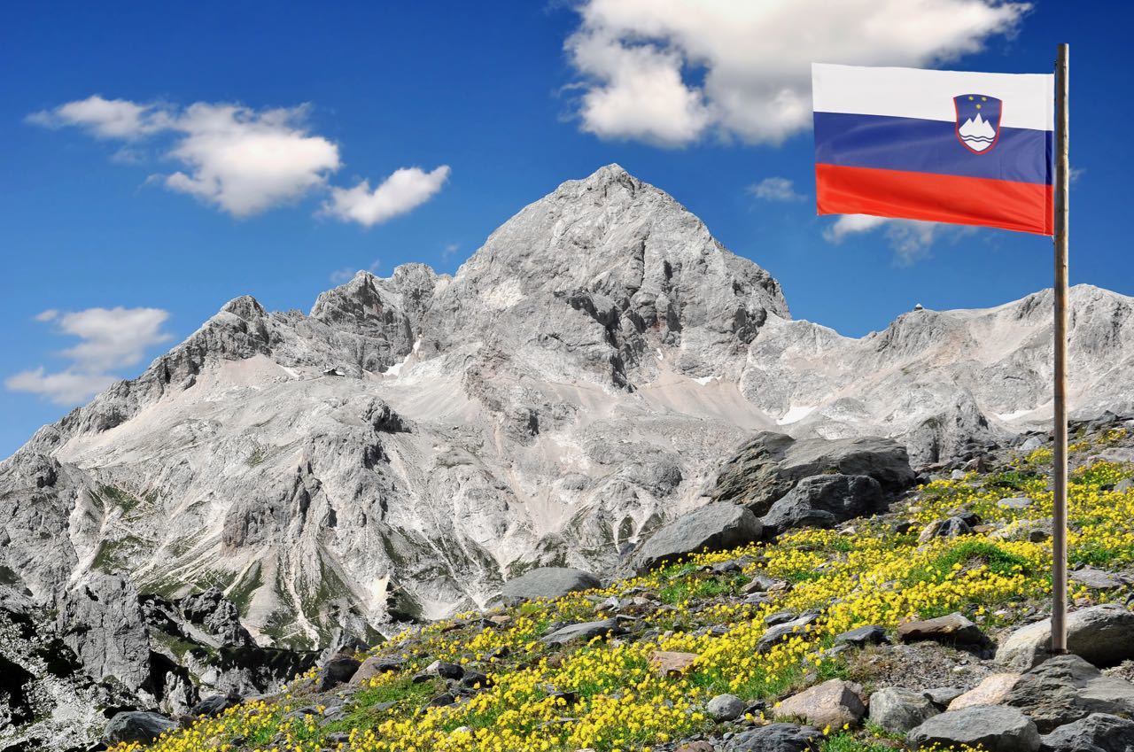 Mount Triglav in the Julian Alps Slovenia
