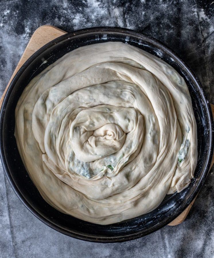Balkan Cooking Pita Zeljanica (Savory Pie With Spinach)