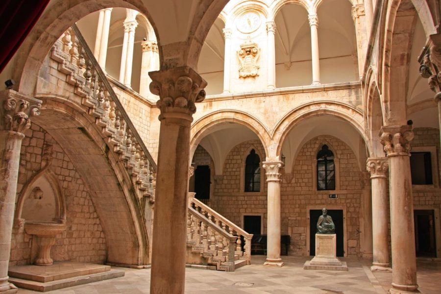 Games of Thrones Locations Croatia - Atrium, Rector's palace, Old Town, Dubrovnik, Croatia