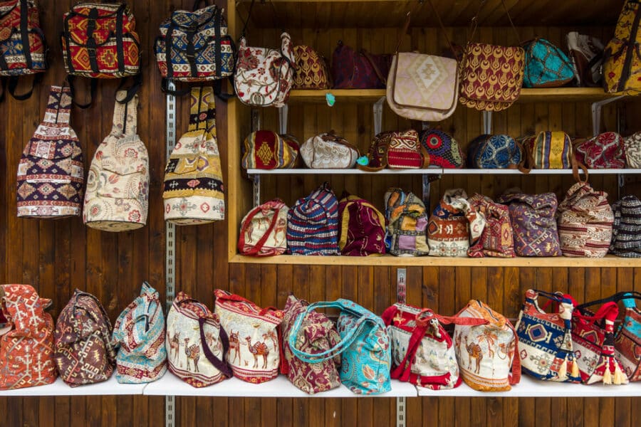 Handbags and backpacks with traditional Bulgarian patterns - Bulgarian Souvenirs