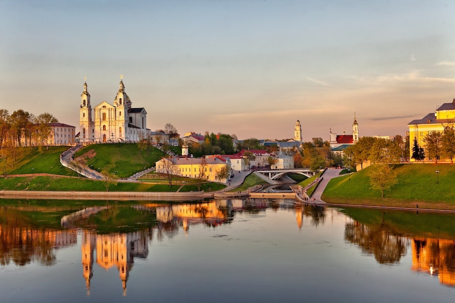 view of the city of Vitebsk, Belarus