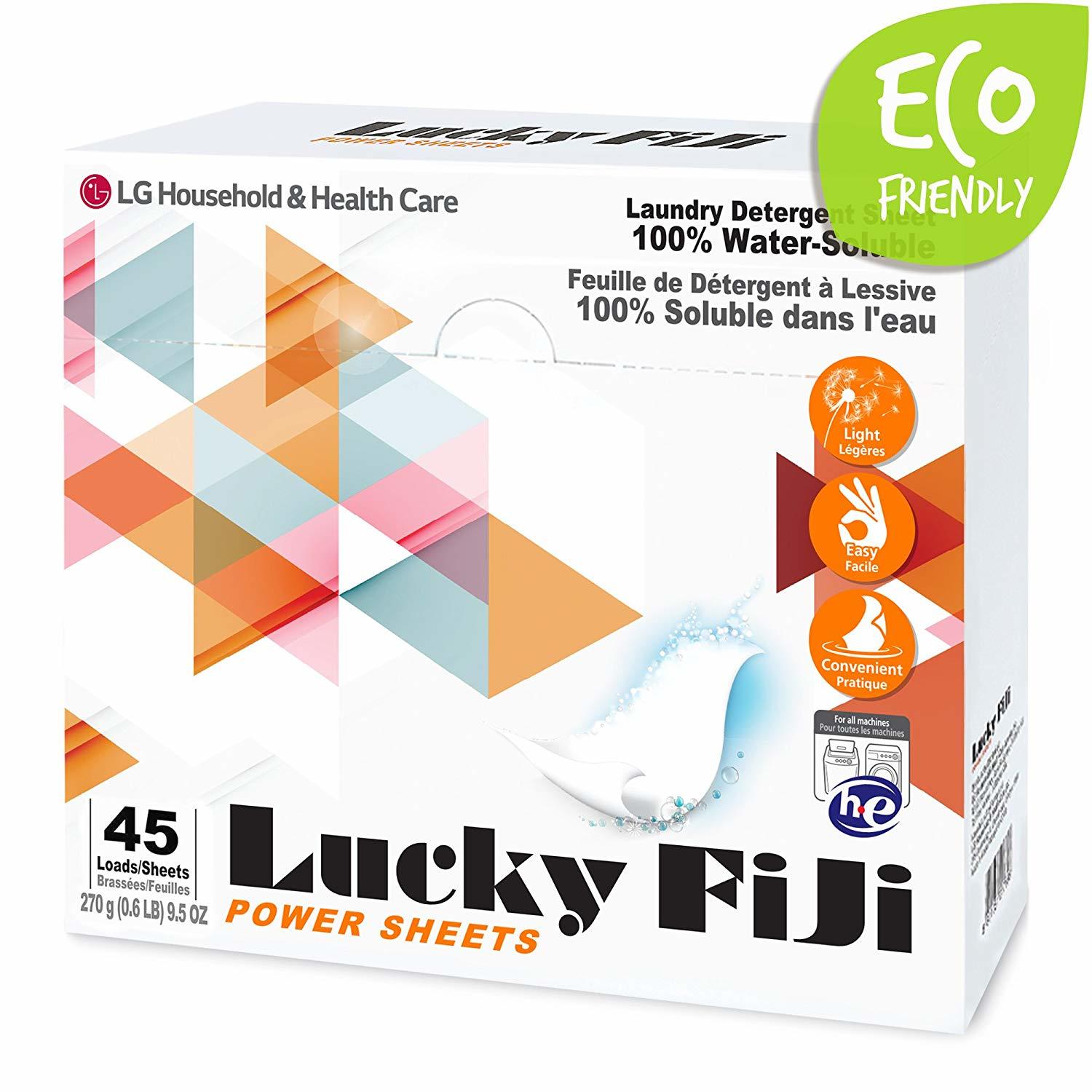LG Laundry Detergent Sheets -Lucky Fiji Power Sheet