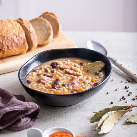 Ričet s Grahom Recipe (Croatian Barley Stew With Beans)-image