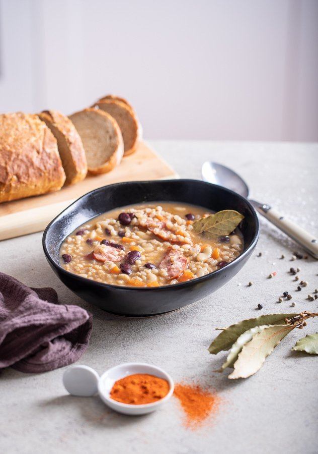Ričet s Grahom Recipe (Croatian Barley Stew With Beans)