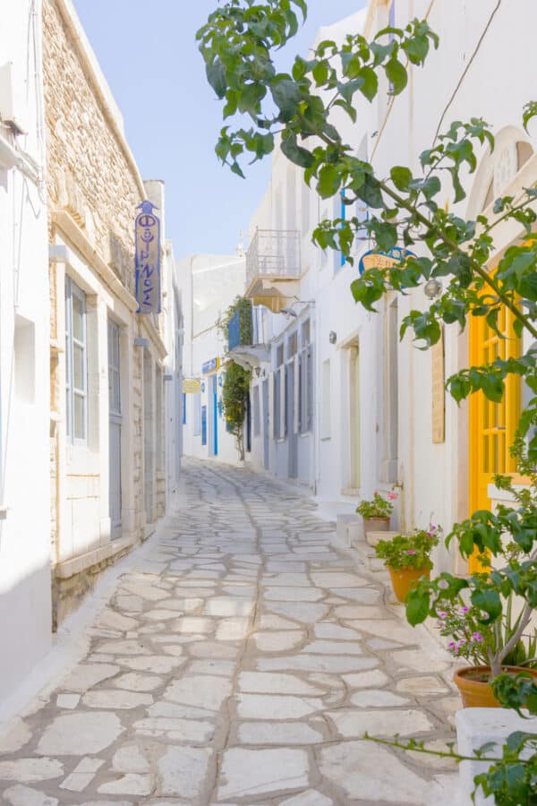 Tinos Island streets