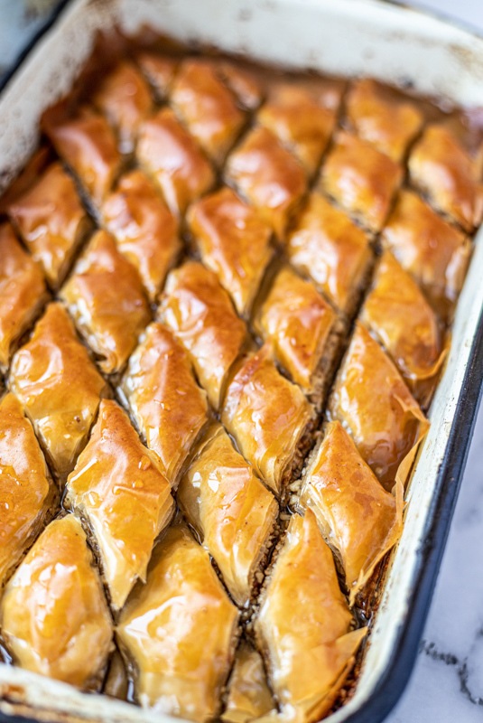 Balkan Cooking: Walnut Baklava Recipe (Baklava s Orasima)