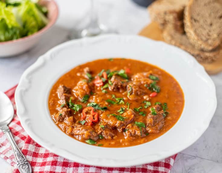 How To Make Traditional Croatian Goulash (Gulaš) Chasing the Donkey