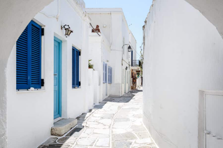 Paros Island Guide - The village of Lefkes in Paros island, Greece
