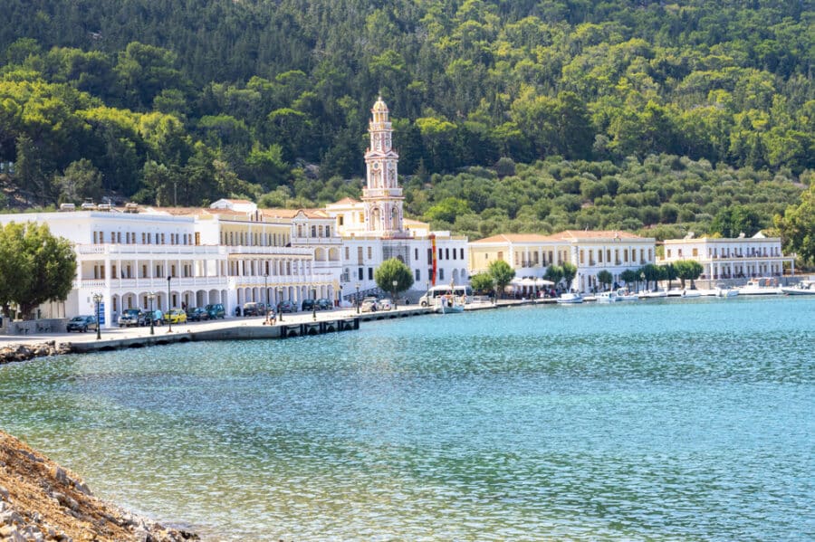 Monastery at Panormitis. Island of Symi Dodecanese