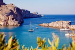 How To Visit The Greek Islands From Turkey In One Day - Rhodes, Lindos bay