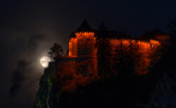 Best Castles In Slovenia - Bled Castle At Night
