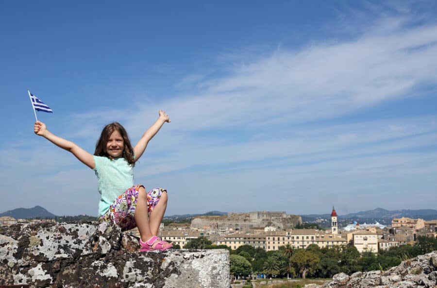 Guide de Corfou avec enfants - Forteresse de Corfou - Grèce avec enfants