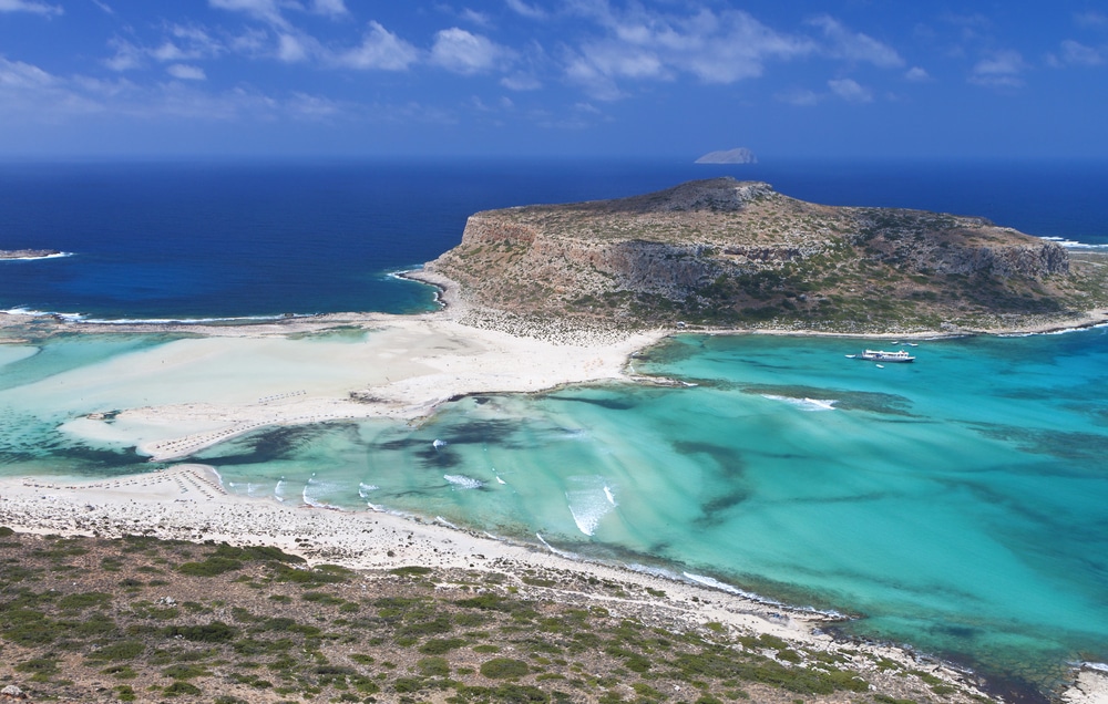 Y a-t-il des plages de sable en Grèce - Plage de Balos sur l'île de Crète en Grèce