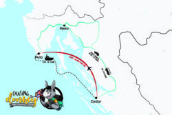 Pula To Zadar To Pula Map