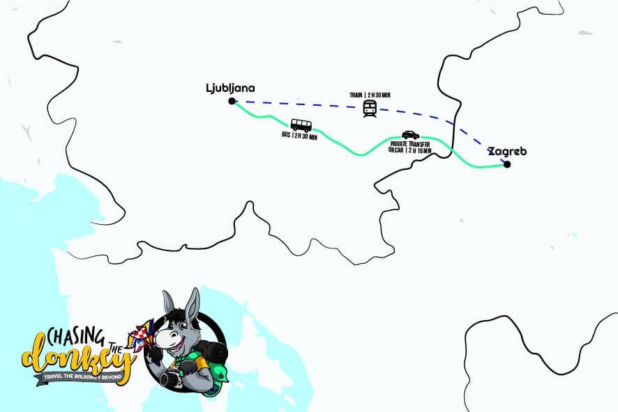 How To Get From Zagreb To Ljubljana (& Ljubljana To Zagreb) In 2022